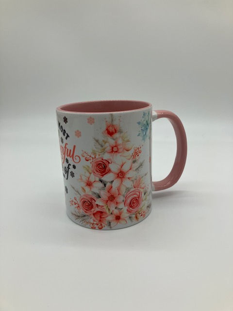 Thumbnail: Pink Christmas Mug, Christmas Gift, Secret Santa