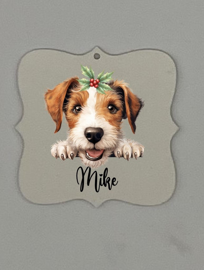 Thumbnail: Christmas Ornament, Dog Breeds, Personalize Name, Gift
