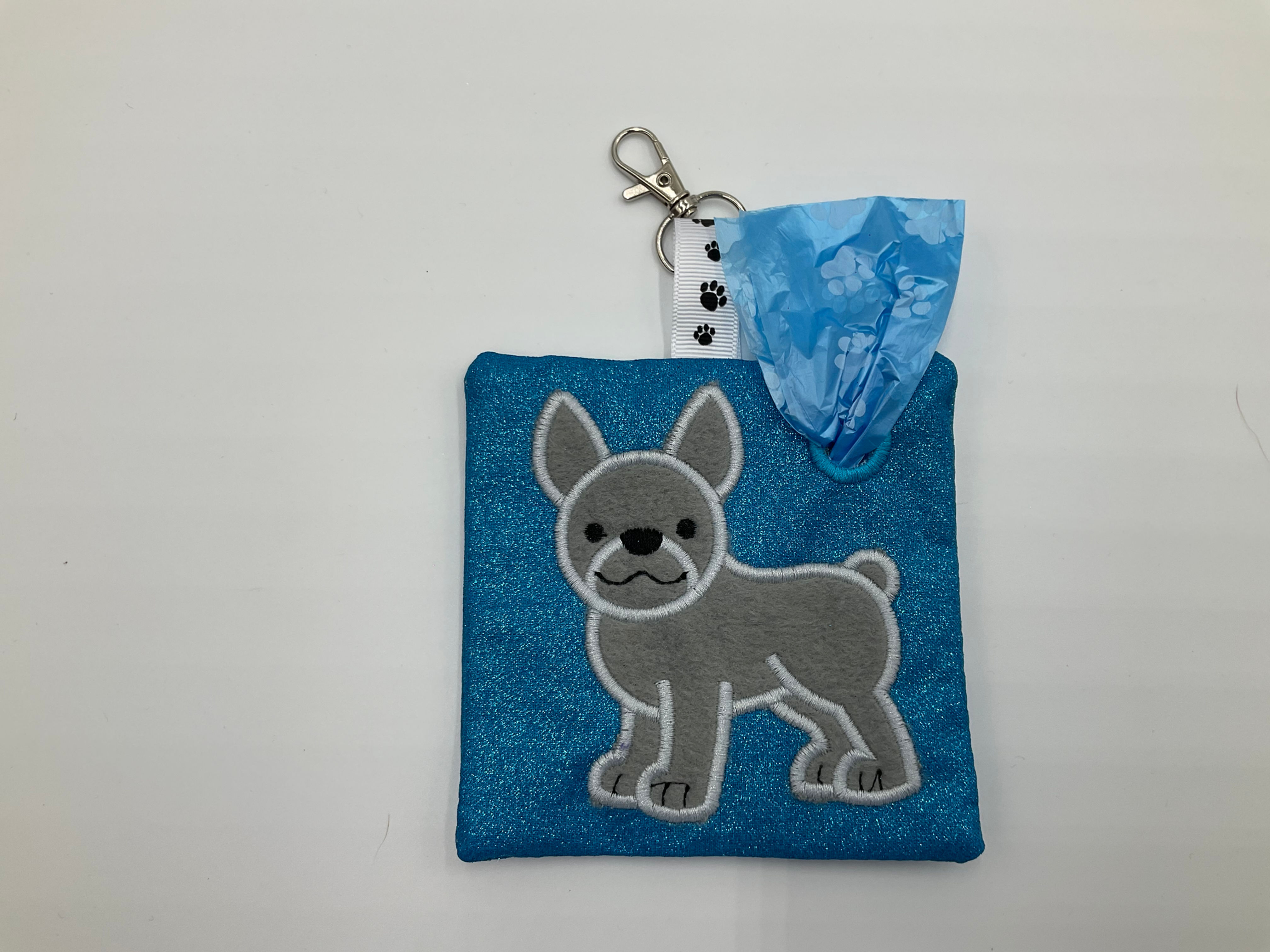 Dog Poo Bag Holder - French Bulldog