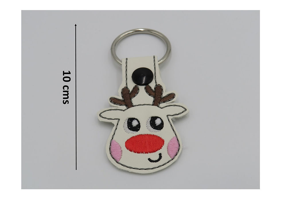 Thumbnail: Key Fob - Christmas Reindeer