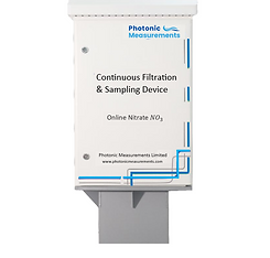 Front panel of UV Nitrate monitoring system