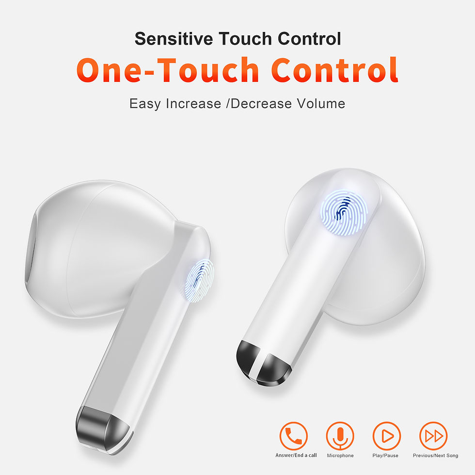 Thumbnail: Wireless Earphones QERE E28 NEW TWS Bluetooth 5.3 HD Microphone HIFI Headphone 1