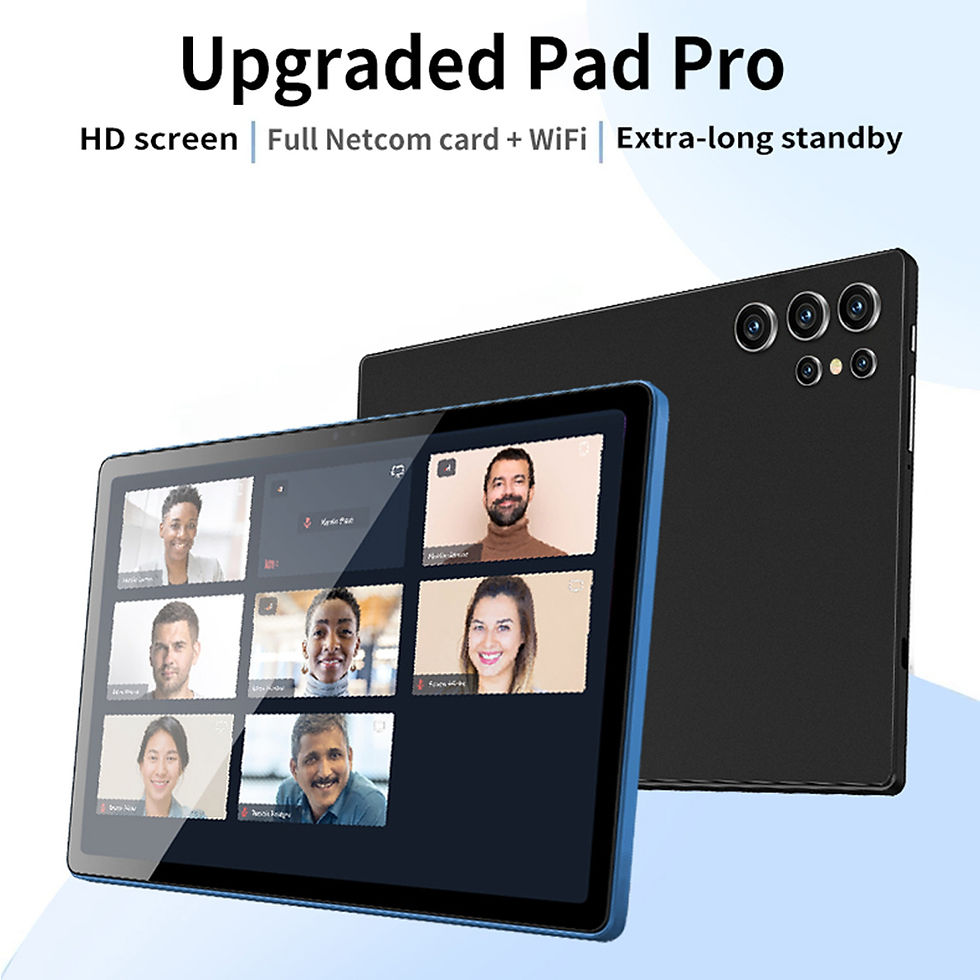 Thumbnail: 2025 New Upgraded Pad 10.1 Inch Android Tablet HD Display Octa Core 4GB RAM 64GB