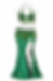 Green Star Belly Dance Costume