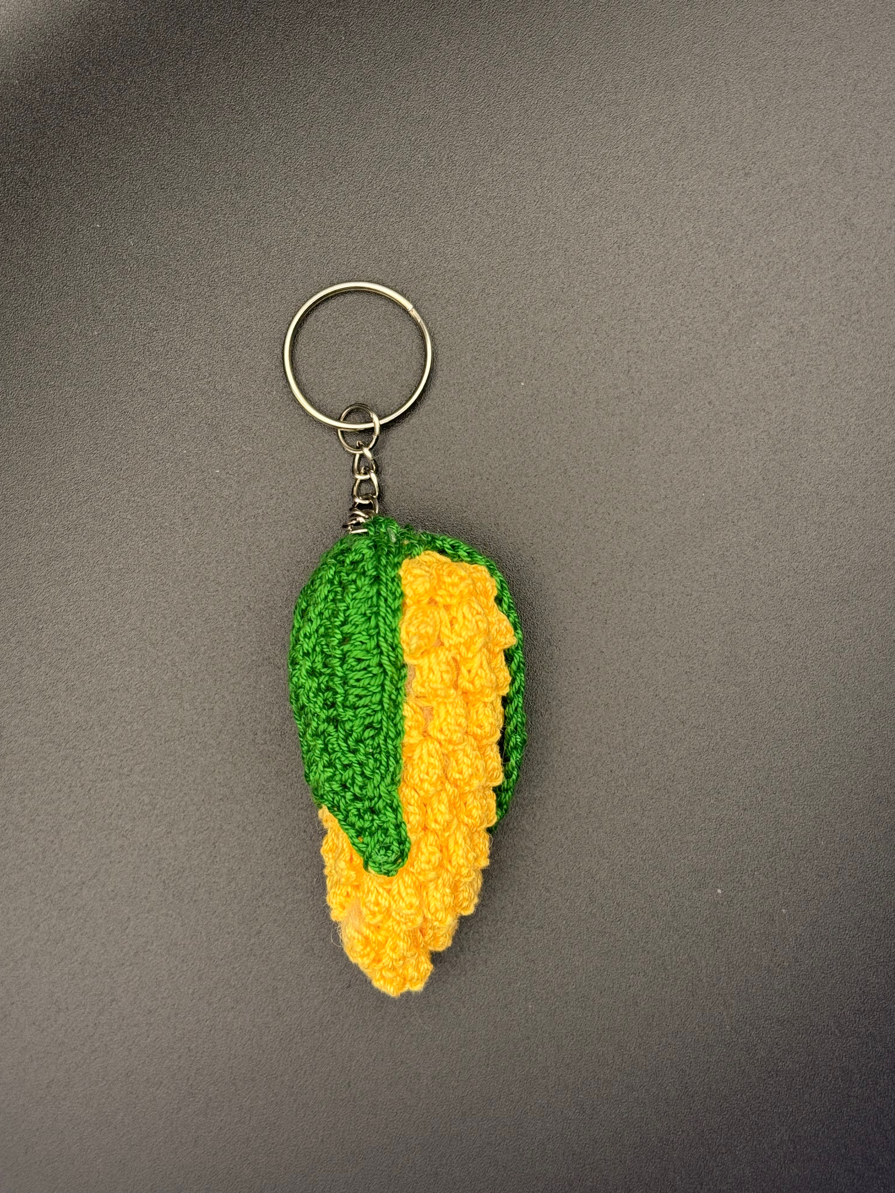 Handmade Crochet Corn Keychain/Charm – By Anastasiya