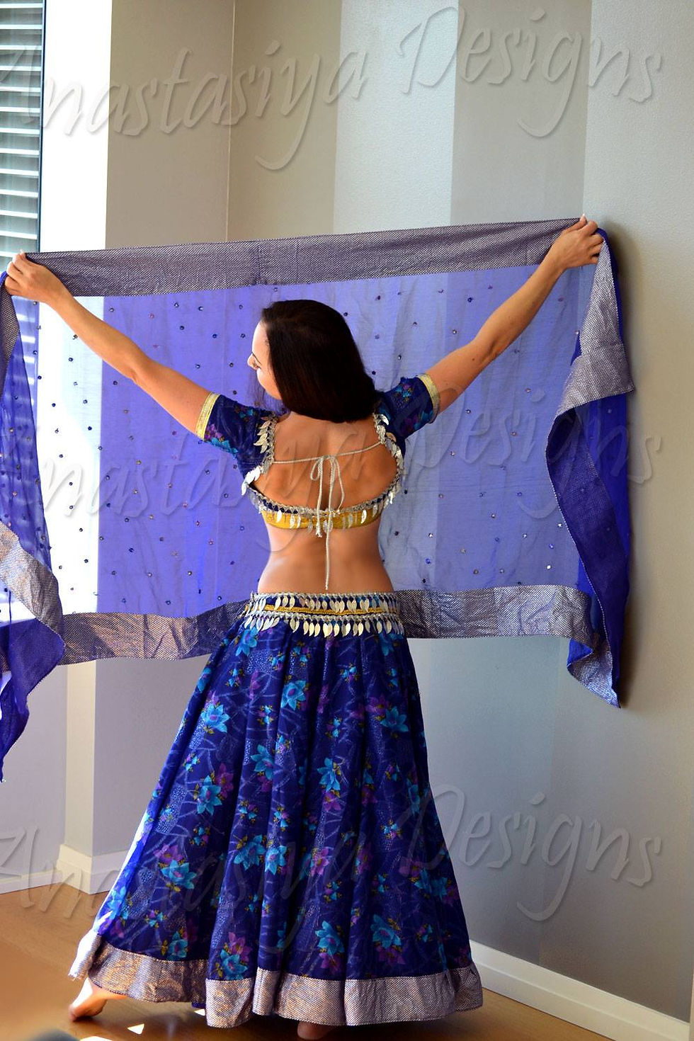Thumbnail: Bollywood dance lehenga choli, made by Nalini