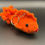 Thumbnail: Handmade Crochet Orange Mystic Fish Charm Keychain – by Anastasiya Designs