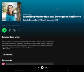 Podcast: Exercising Well to heal and strengthen resilience