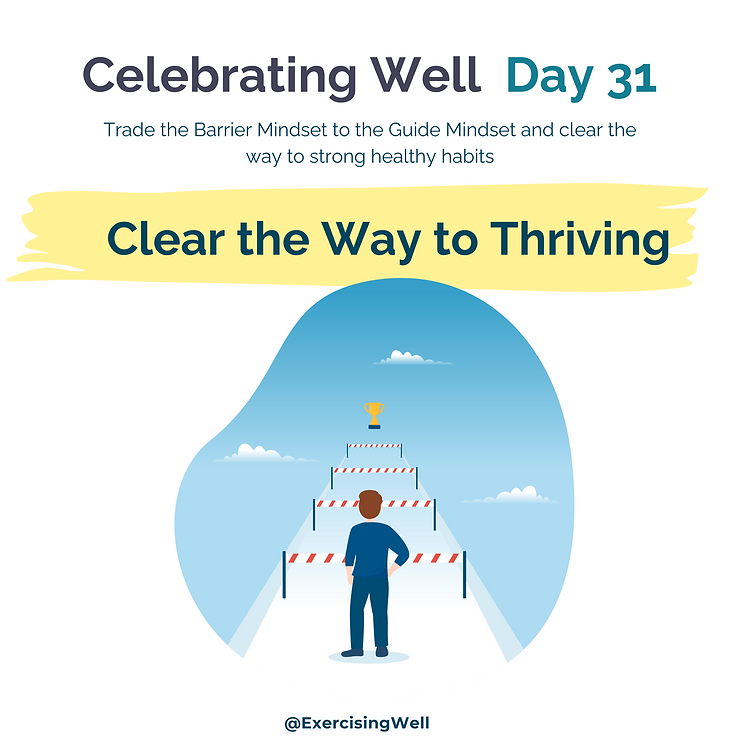 Overcoming barriers to Health Habits the Science based way @ExercisingWell.com