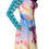 Thumbnail: All-over print long sleeve midi dress