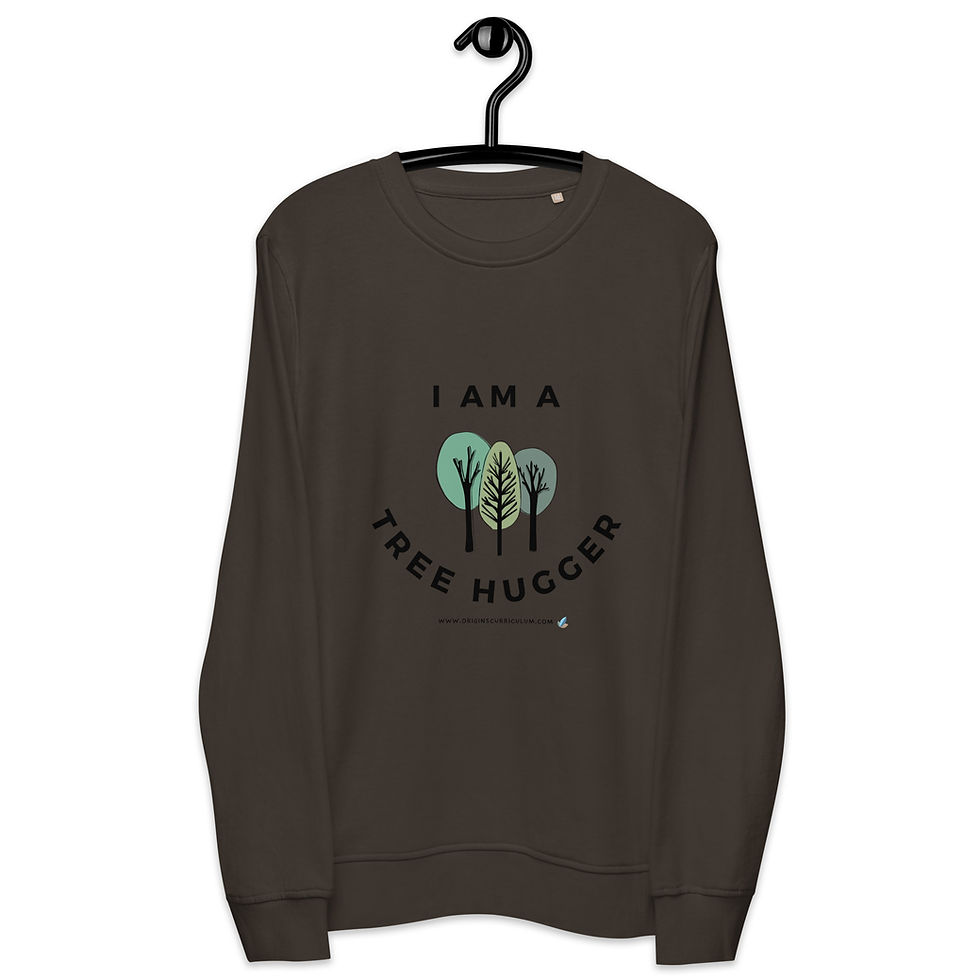 Thumbnail: Tree Hugger Adult Unisex Organic Sweatshirt  