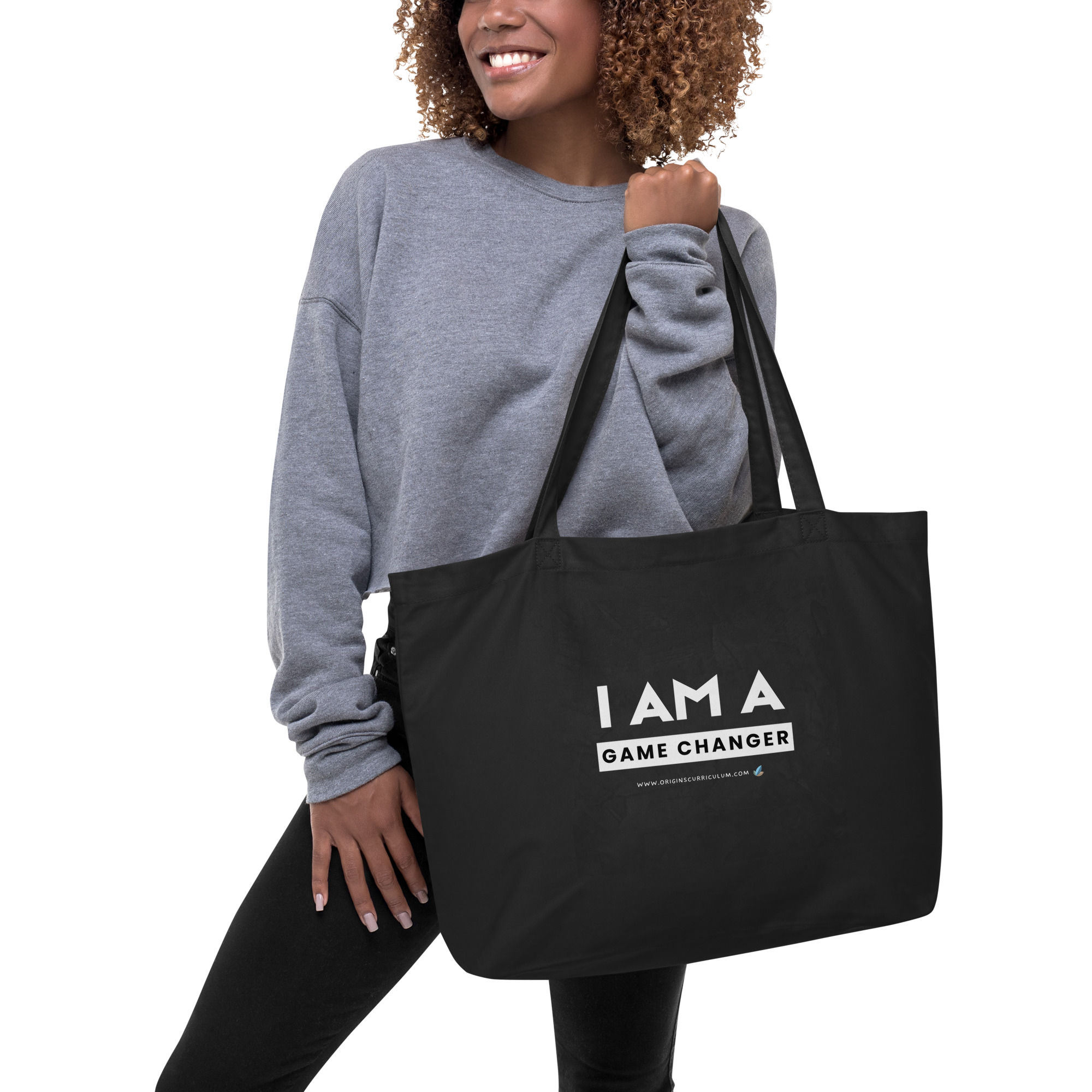 Game Changer Large Organic Tote Bag