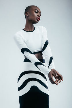 Curved Line Crop Top