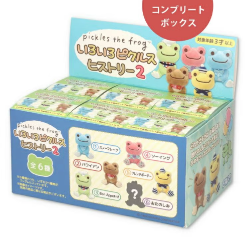 Pickles the frog 各式 Pickles 歷史系列第 2 彈 ( Box Set , 全 6 種 )