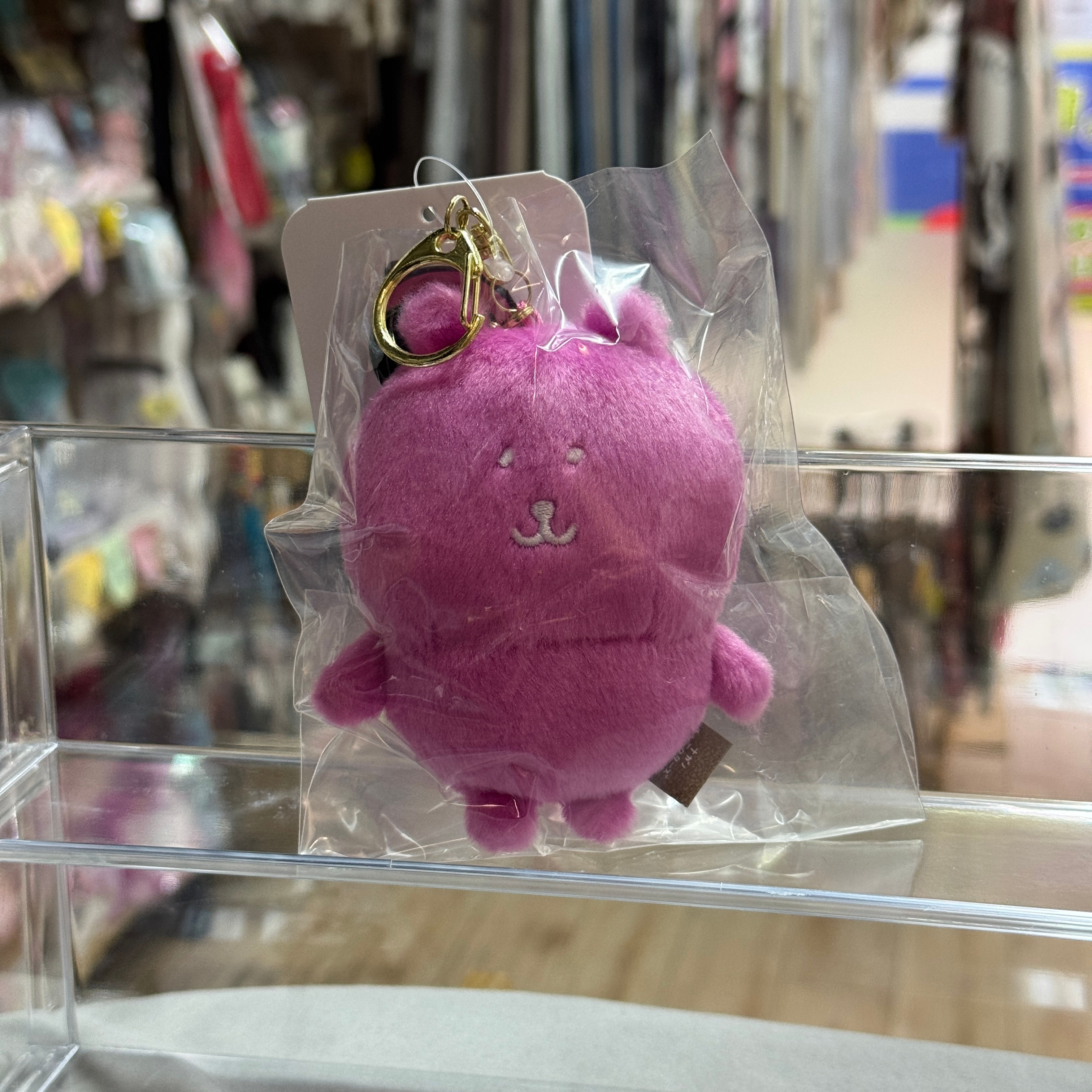 NAGANO 彩色JokeBear 掛飾 紫紅
