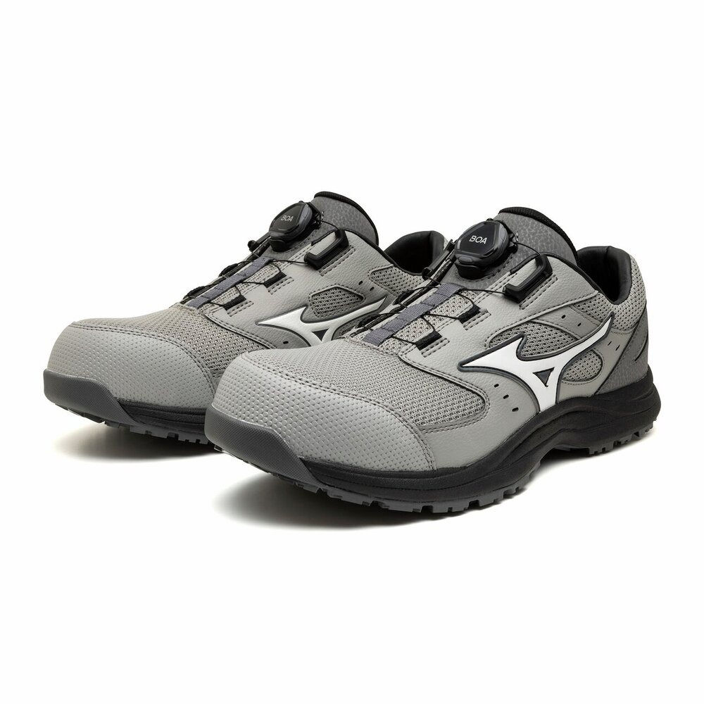Mizuno Almighty LSIII 53L BOA (旋鈕/低筒/工作鞋) - 灰色 × 白色