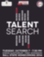 Talent Search flyer