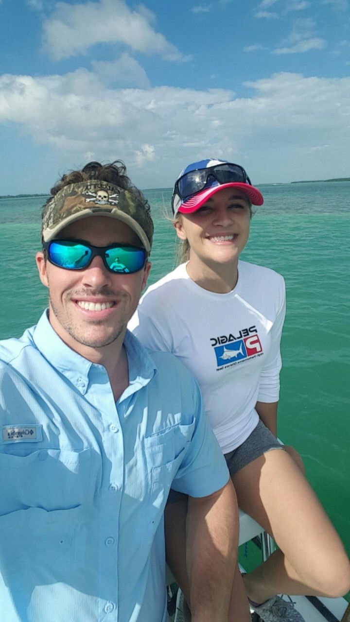 happy to be catching fish