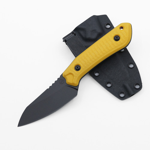 Overland X (Yellow Linen Micarta) | Schwarz Knives