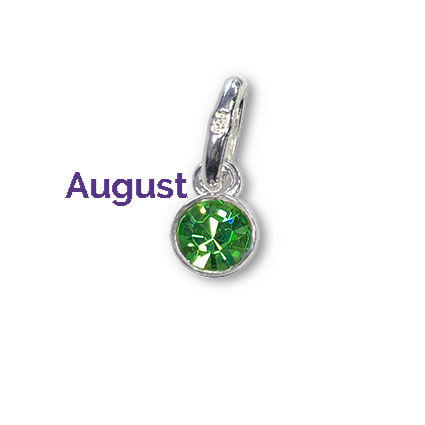 Thumbnail: Personalisable Swarovski Birth Charm Initial Necklace