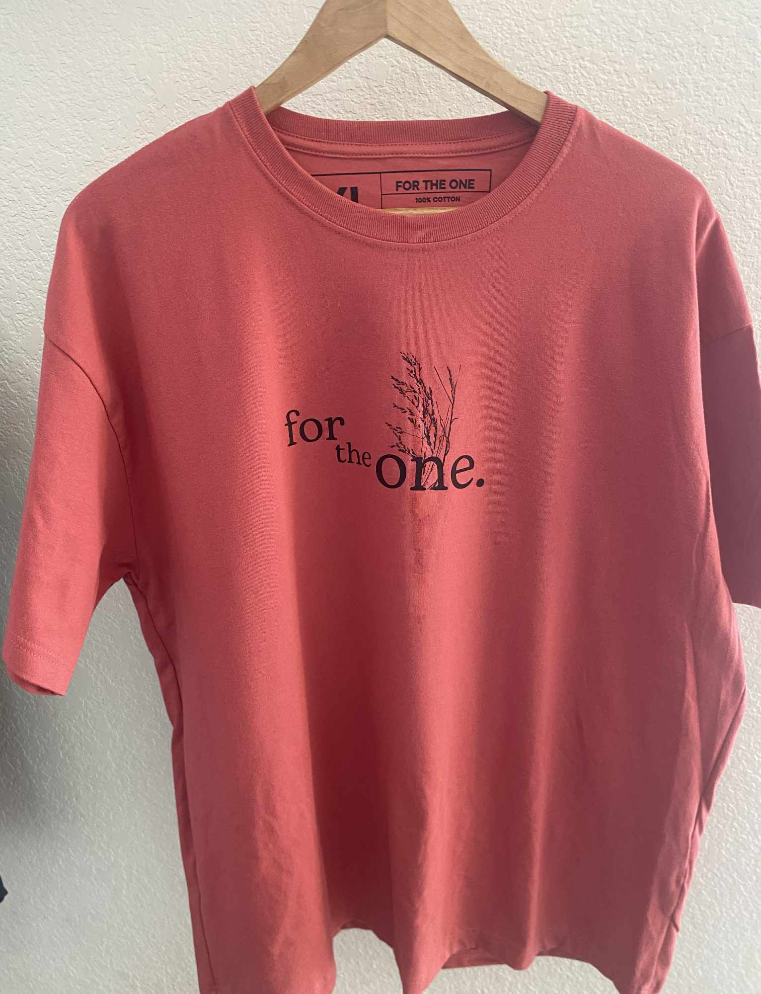 For The One Meadows Vintage Red Streetwear Tee
