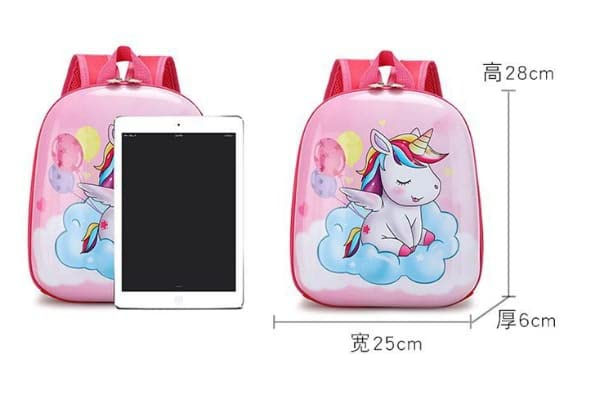 Thumbnail: Nyra Decor Hardshell 3d Unicorn Kids Backpack