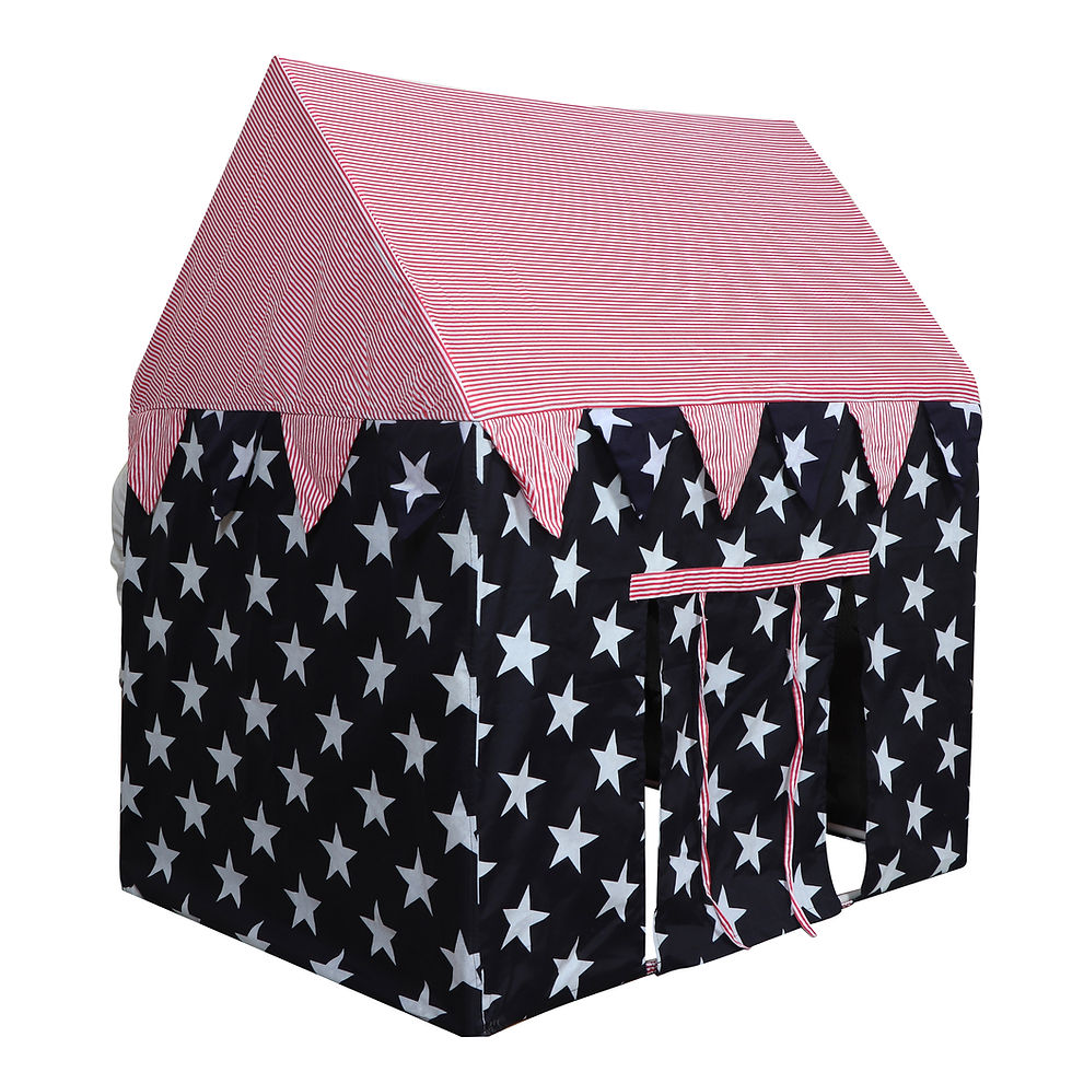 Thumbnail: Nyra Decor Kids Play Tent Blue Red