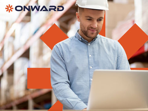 Brand and marketing design for Onward, a Southampton based shipping company.