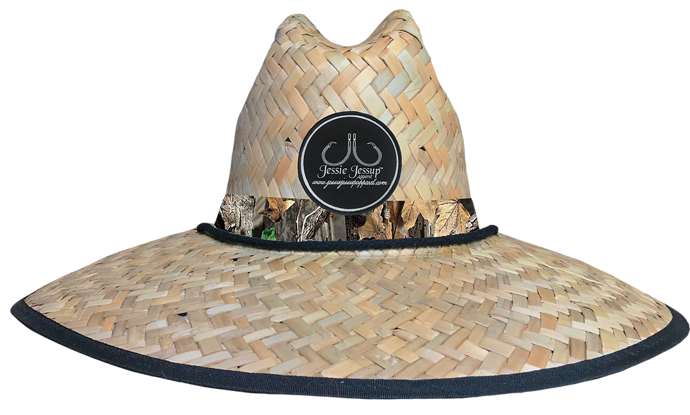 Camo Straw Hat
