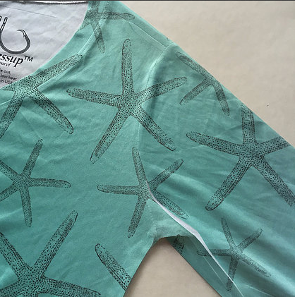 Thumbnail: Youth Teal Starfish Performance LS