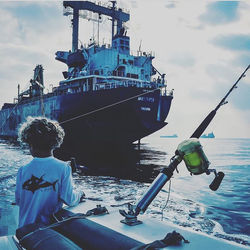 Repost from an awesome customer! Check out this kiddo wearing his youth performance long sleeve