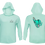 Thumbnail: Youth Teal Kraken Performance Hoodie