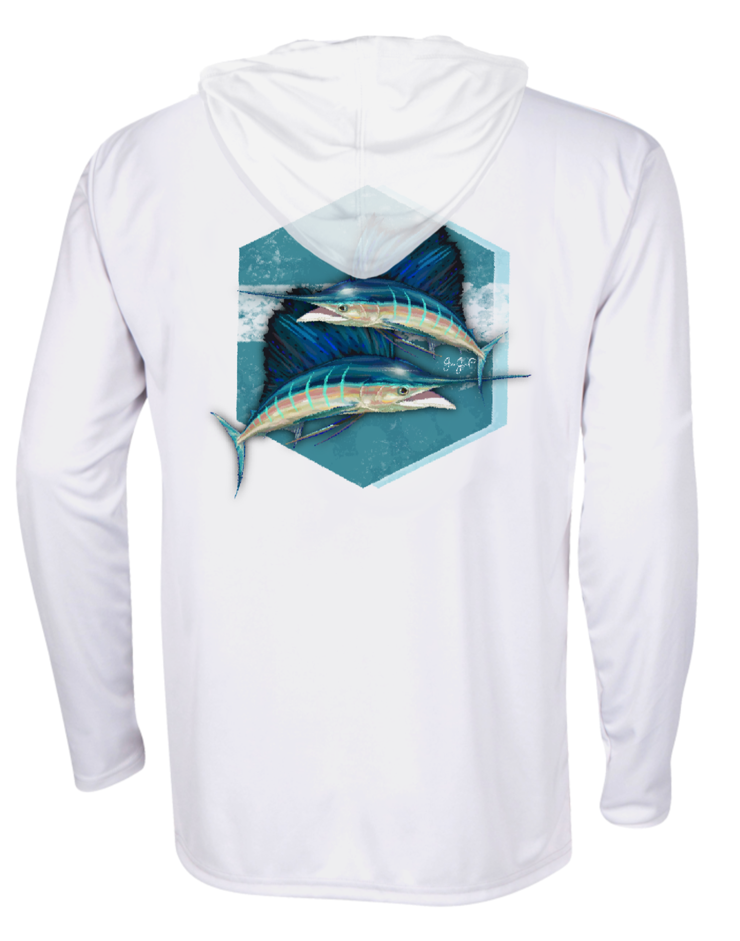 Sailing Into the Blue Performance Hoodie