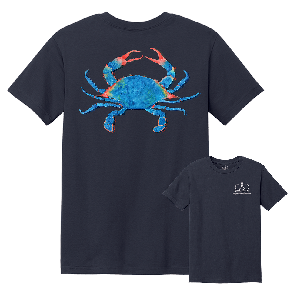 Thumbnail: Blue Crab Cotton T-Shirt