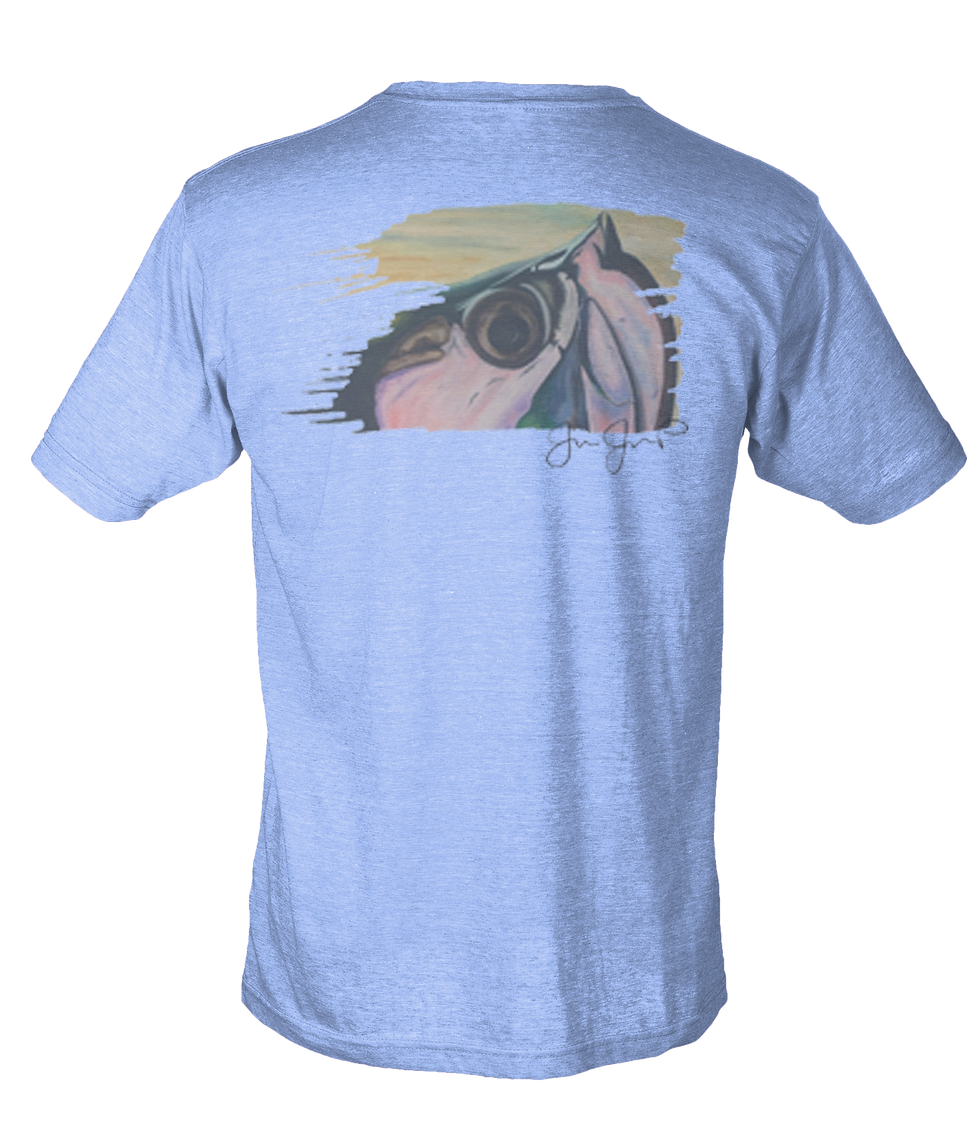 Thumbnail: Tarpon Head Poly Cotton SS