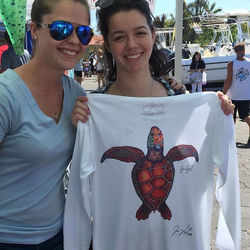 Happy customer wanted their shirt signed. Makes me love what I do even more ❤️! Thanks for coming ou