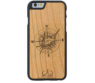 Hammer Compass Wood Extreme Phone Case