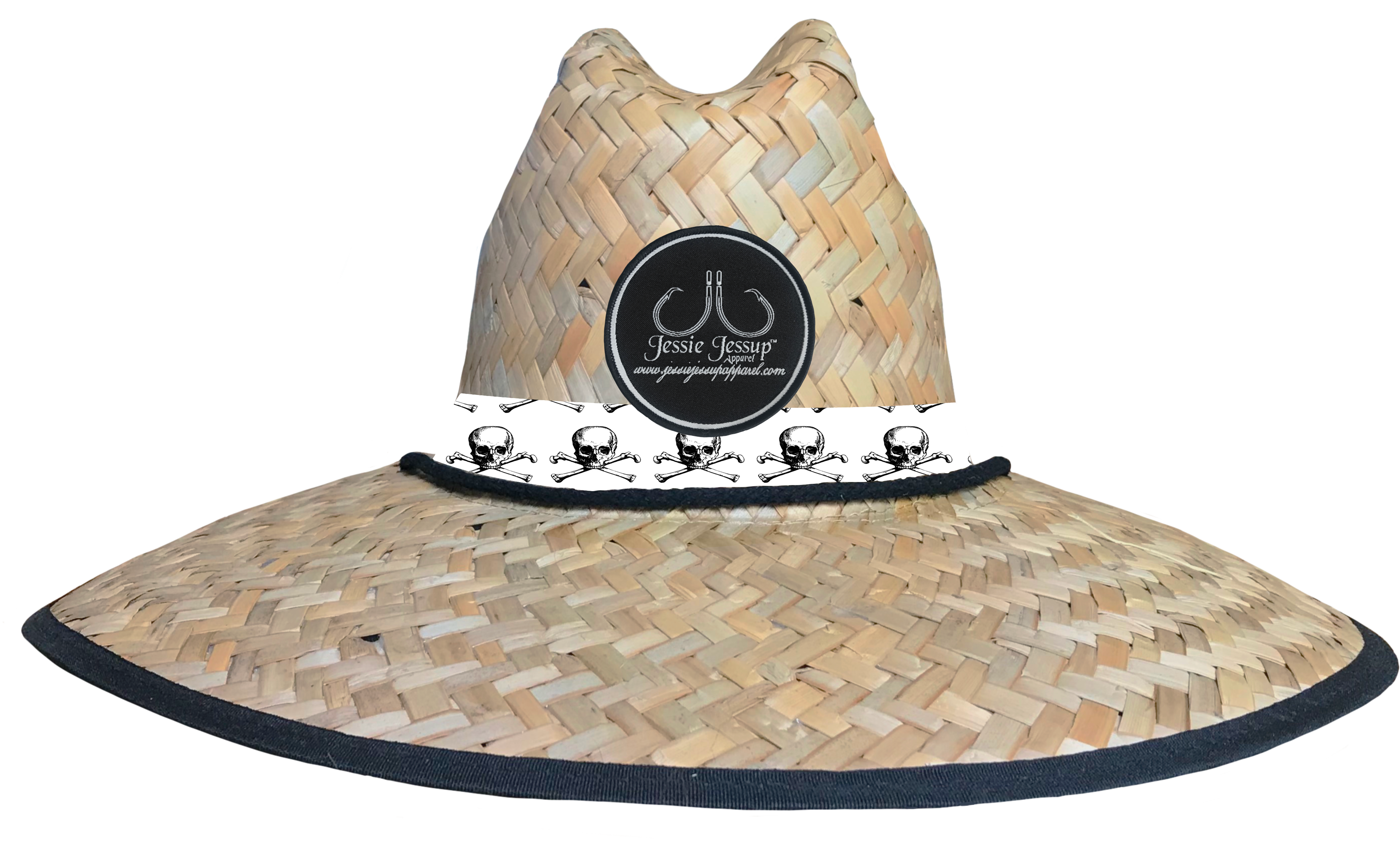 Skull & Bones Straw Hat
