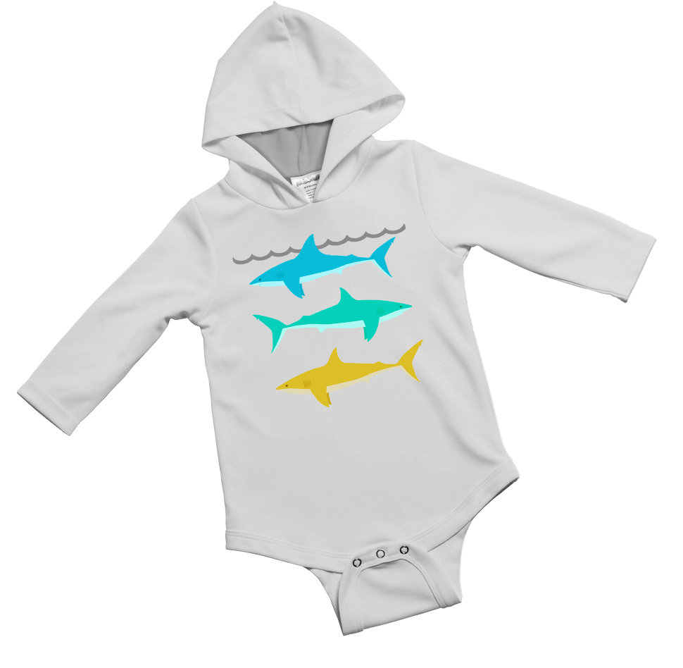 Reef Sharks Baby Onesie