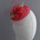 Thumbnail: Red Beret with Roses and Veiling
