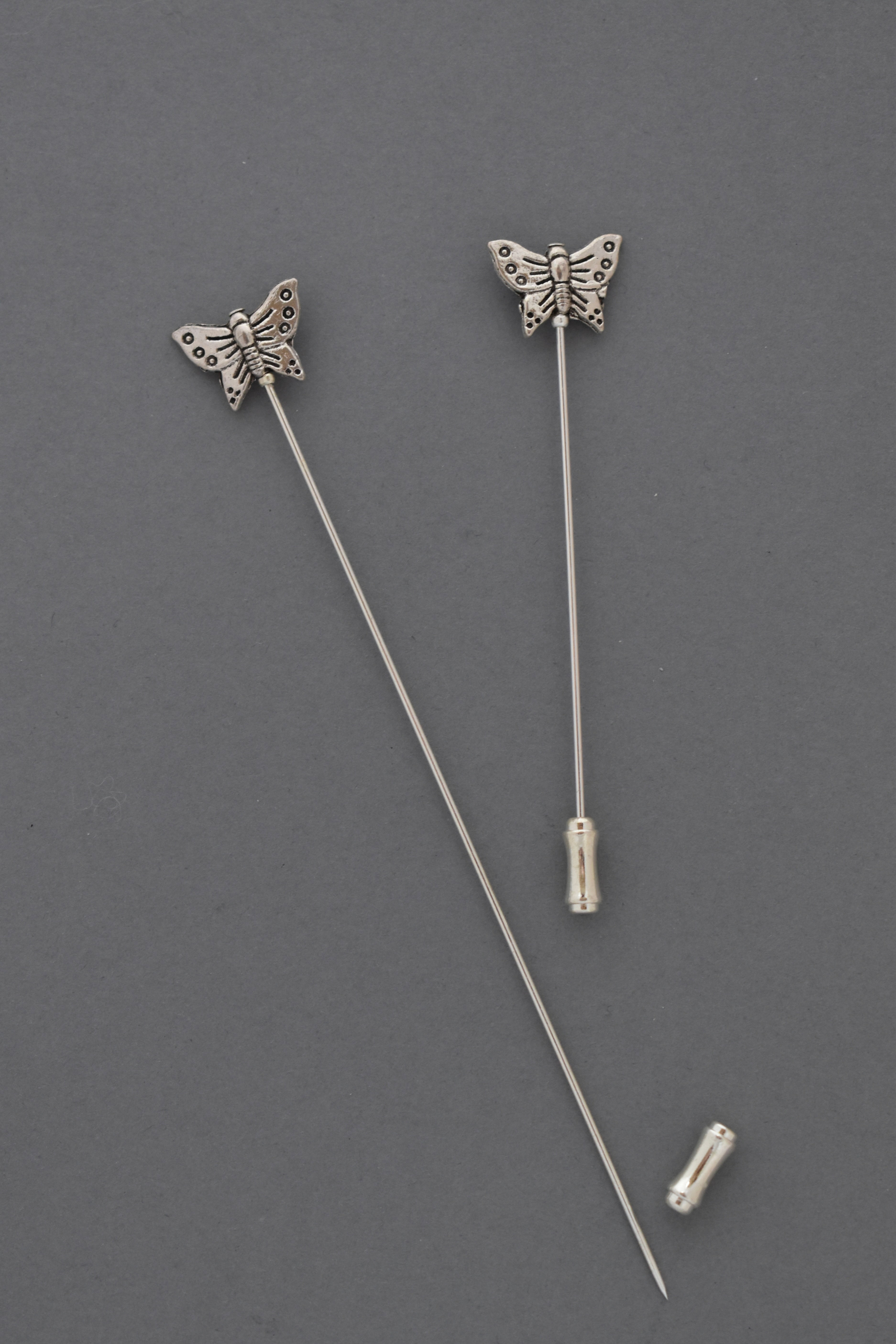 Silver Butterfly Pin