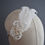 Thumbnail: Ivory Headpiece with Lace, Feathers and Vintage Pearls