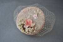 Mother of the Bride Style - A Bespoke Pillbox Hat with Birdcage Veil, and a Lovely Review!