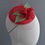 Thumbnail: Red Beret with Roses and Veiling