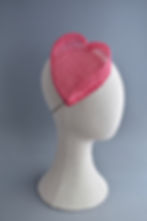 Thumbnail: Pink Heart Shaped Pillbox Hat