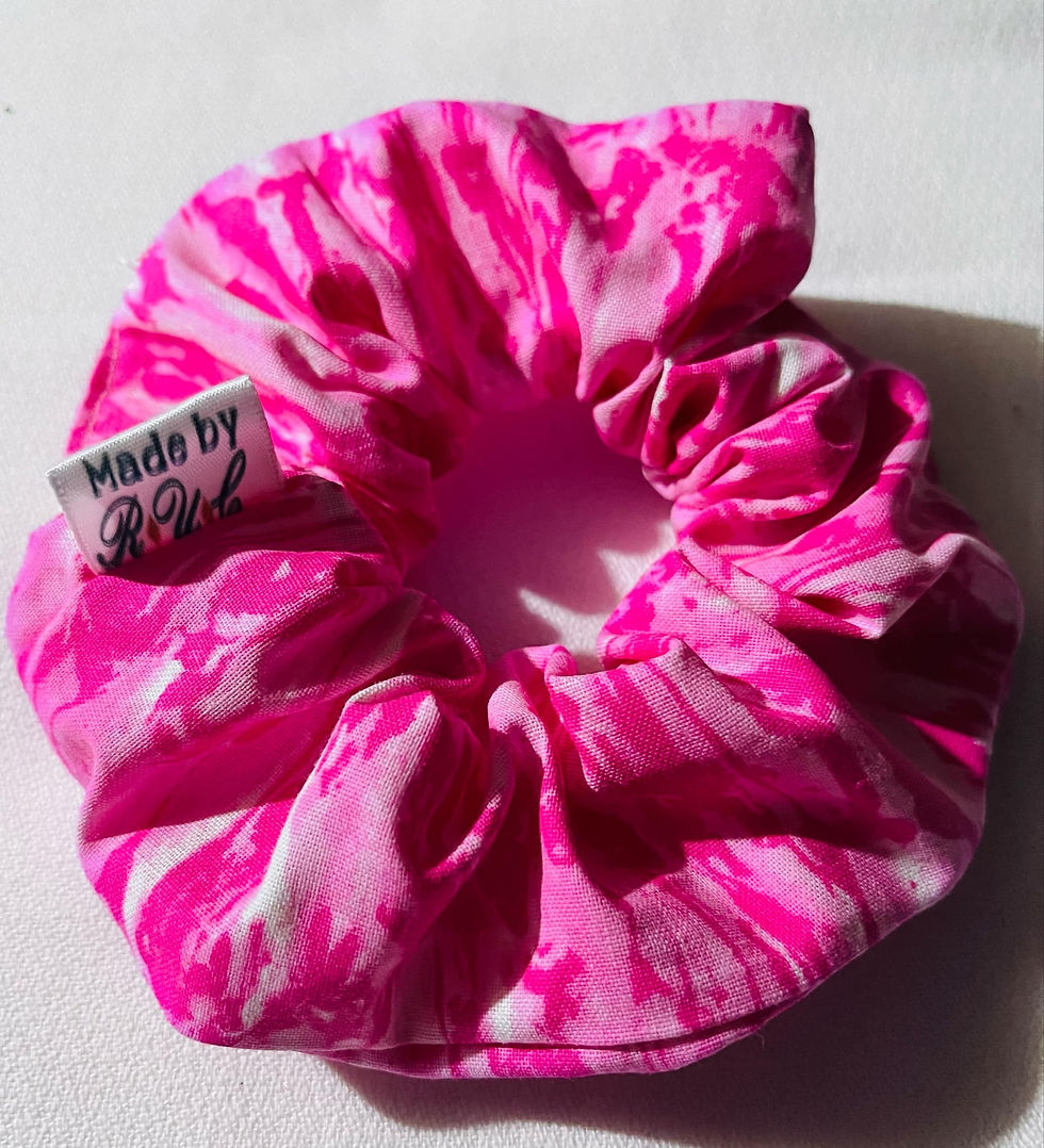 Thumbnail: homemade cartoon style scrunchies
