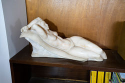 Reclining Nude on Cushion