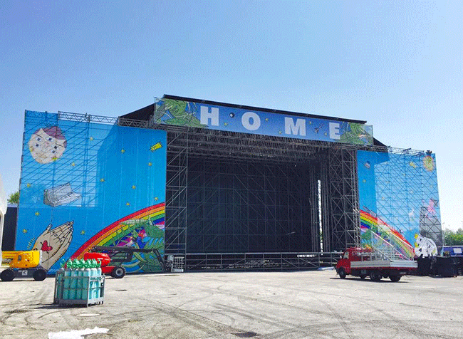 Allestimento Festival