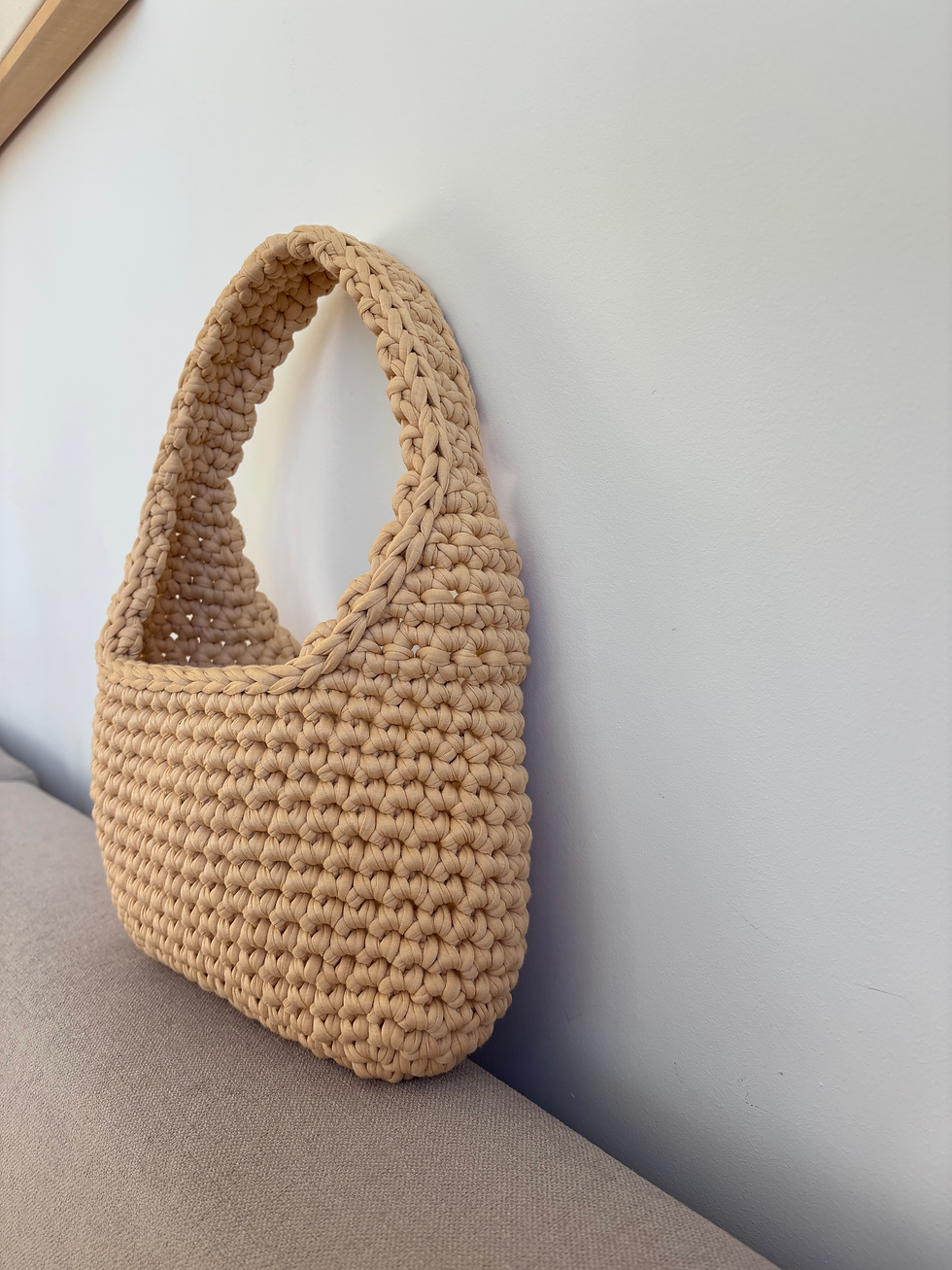 Miniaturbild: Liana bag - sandy beige M