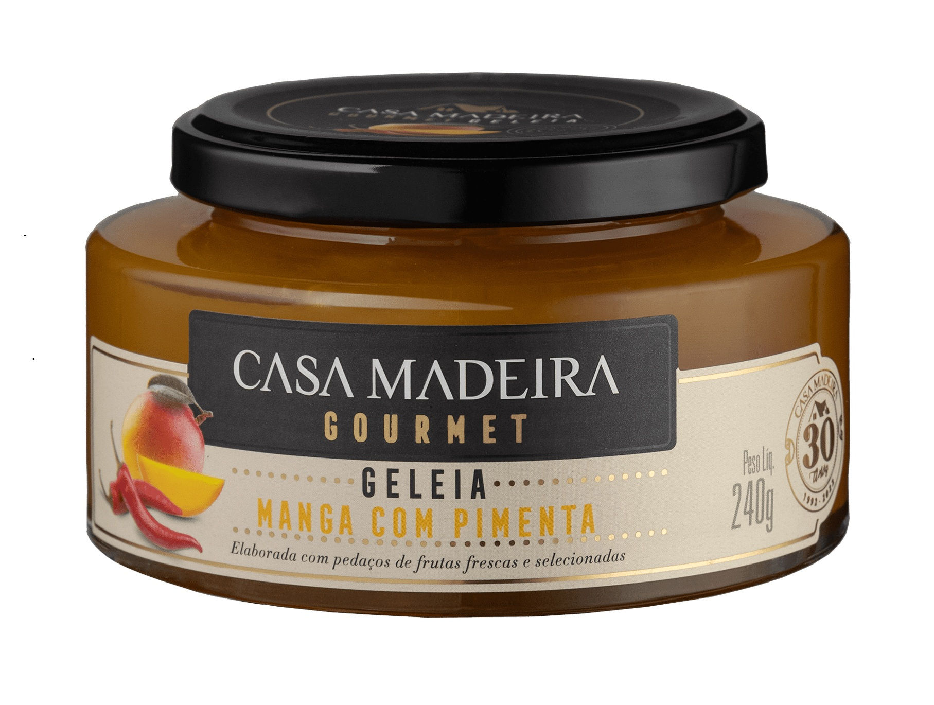 CASA MADEIRA GOURMET MANGO AND CHILLI PEPPER JAM 240g